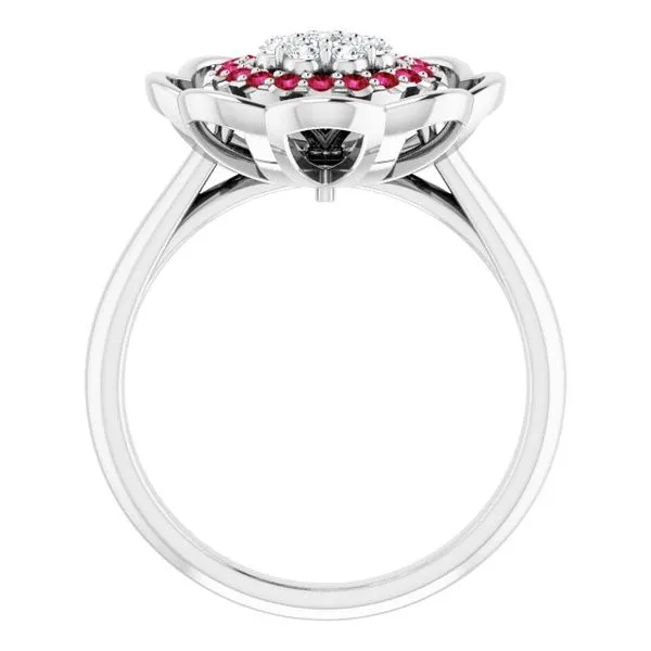 Halo-Style Cluster Ring Image 2 Holly's Jewelry Mountain Home, AR