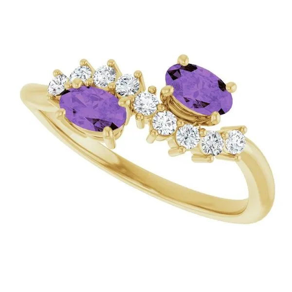 Two-Stone Ring Image 5 Cherry Street Jewelers Tulsa, OK