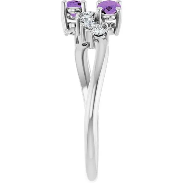 Two-Stone Ring Image 4 Henry B. Ball Jewelers Canton, OH