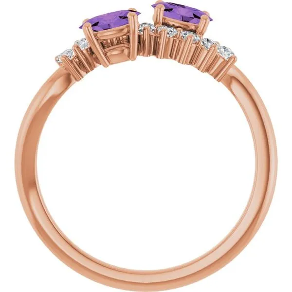 Two-Stone Ring Image 2 Milan's Jewelry Inc Sarasota, FL