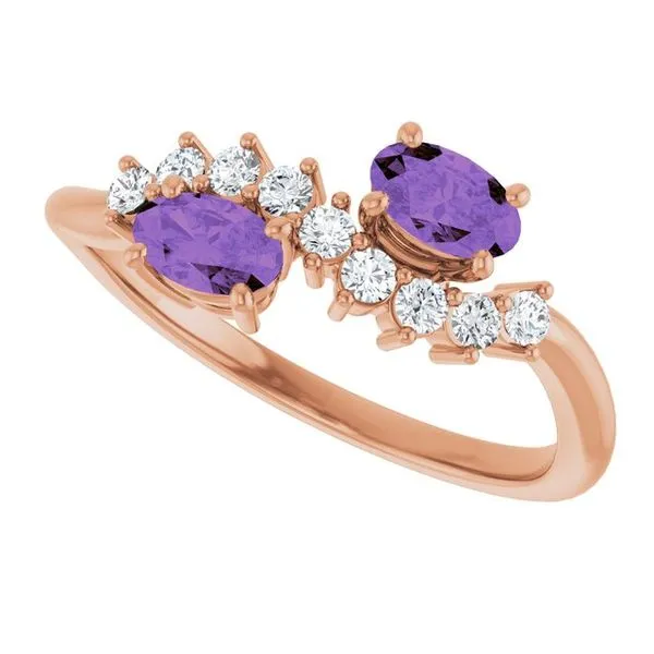 Two-Stone Ring Image 5 Mendham Jewelers Mendham, NJ