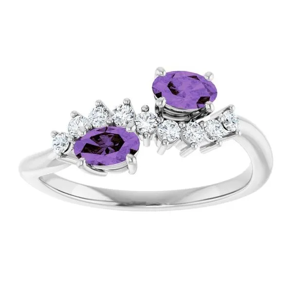 Two-Stone Ring Image 3 Henry B. Ball Jewelers Canton, OH