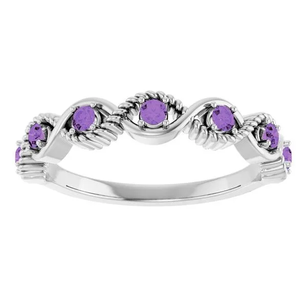 Accented Stackable Ring Image 3 Henry B. Ball Jewelers Canton, OH