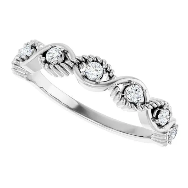 Accented Stackable Ring Image 5 Henry B. Ball Jewelers Canton, OH