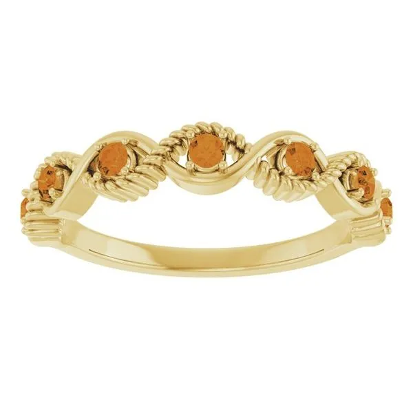 Accented Stackable Ring Image 3 Henry B. Ball Jewelers Canton, OH