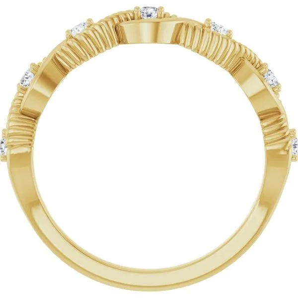 Accented Stackable Ring Image 2 Henry B. Ball Jewelers Canton, OH