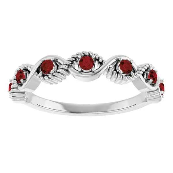 Accented Stackable Ring Image 3 Henry B. Ball Jewelers Canton, OH