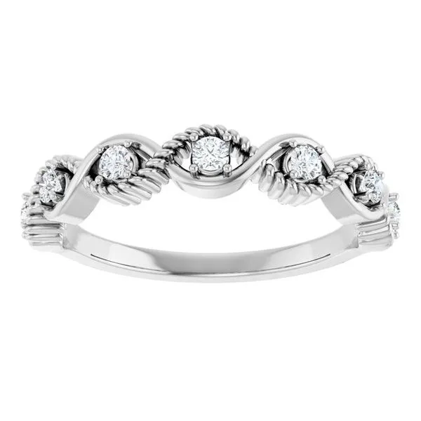 Accented Stackable Ring Image 3 Milan's Jewelry Inc Sarasota, FL