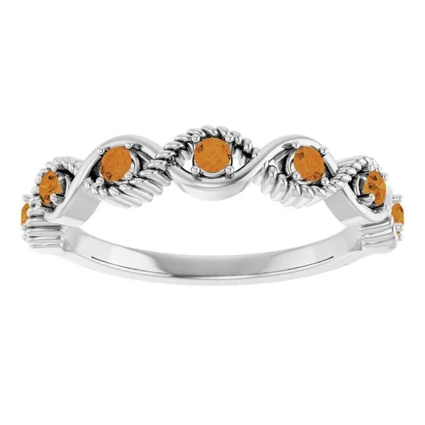 Accented Stackable Ring Image 3 Henry B. Ball Jewelers Canton, OH