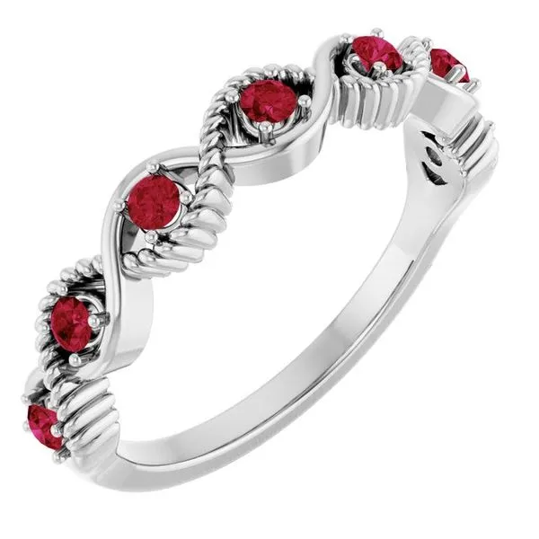 Accented Stackable Ring Mendham Jewelers Mendham, NJ