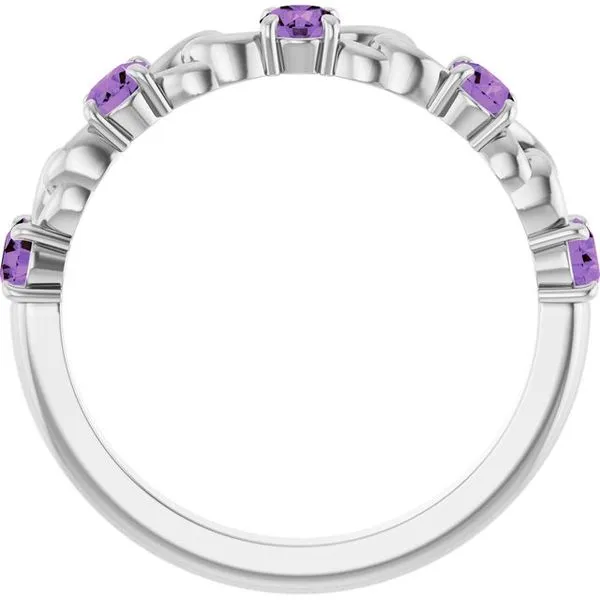 Accented Stackable Ring Image 2 Henry B. Ball Jewelers Canton, OH