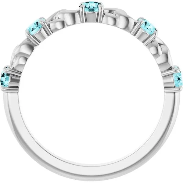 Accented Stackable Ring Image 2 Henry B. Ball Jewelers Canton, OH