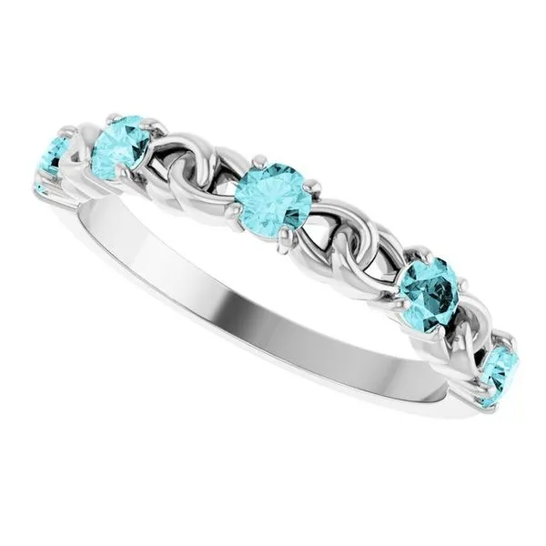 Accented Stackable Ring Image 5 Henry B. Ball Jewelers Canton, OH