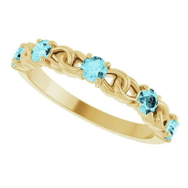 Accented Stackable Ring Image 5 Henry B. Ball Jewelers Canton, OH