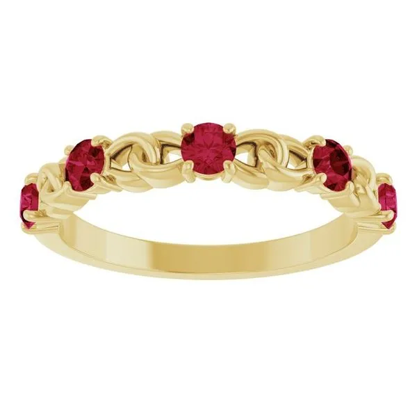 Accented Stackable Ring Image 3 Henry B. Ball Jewelers Canton, OH