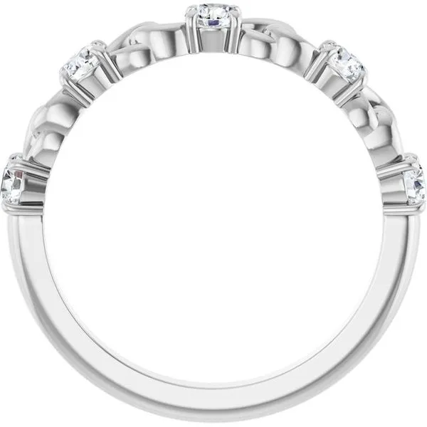 Accented Stackable Ring Image 2 Milan's Jewelry Inc Sarasota, FL