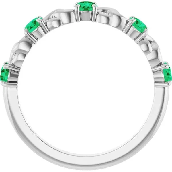 Accented Stackable Ring Image 2 Henry B. Ball Jewelers Canton, OH