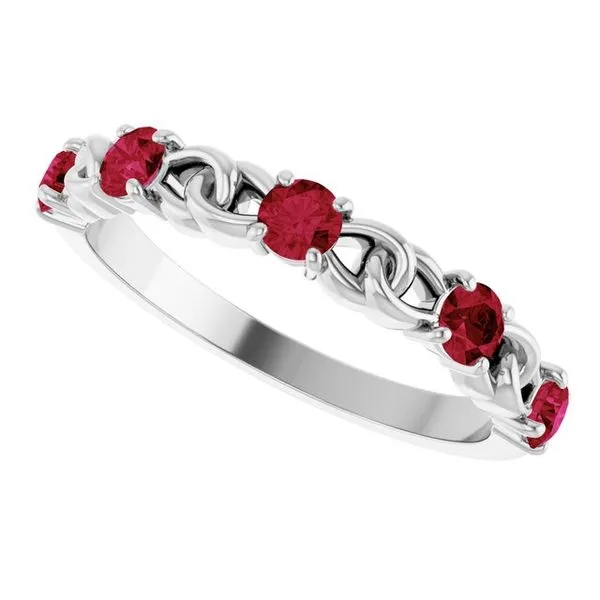 Accented Stackable Ring Image 5 Milan's Jewelry Inc Sarasota, FL