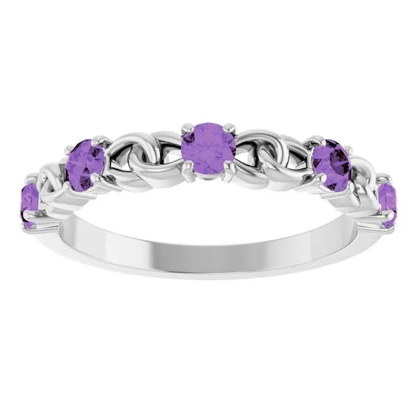Accented Stackable Ring Image 3 Henry B. Ball Jewelers Canton, OH