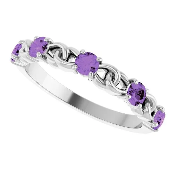 Accented Stackable Ring Image 5 Henry B. Ball Jewelers Canton, OH