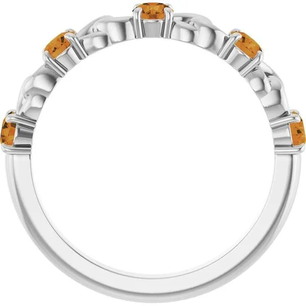 Accented Stackable Ring Image 2 Woelk's House of Diamonds Russell, KS