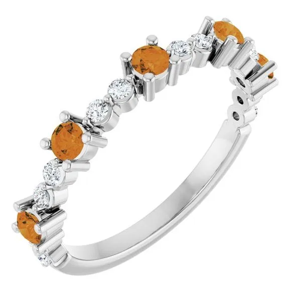 Accented Stackable Ring Mendham Jewelers Mendham, NJ
