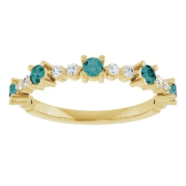 Accented Stackable Ring Image 3 Mendham Jewelers Mendham, NJ