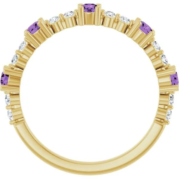 Accented Stackable Ring Image 2 Henry B. Ball Jewelers Canton, OH