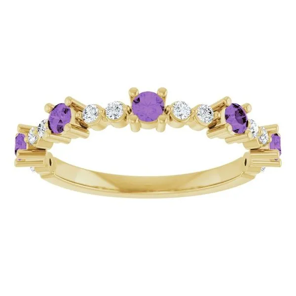 Accented Stackable Ring Image 3 Henry B. Ball Jewelers Canton, OH