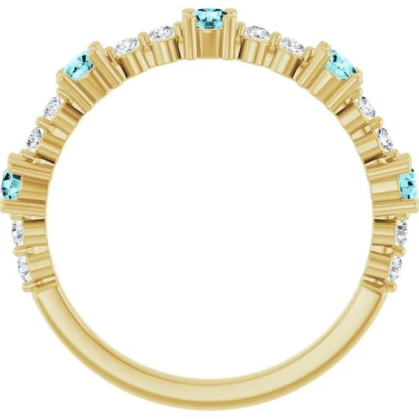 Accented Stackable Ring Image 2 Henry B. Ball Jewelers Canton, OH