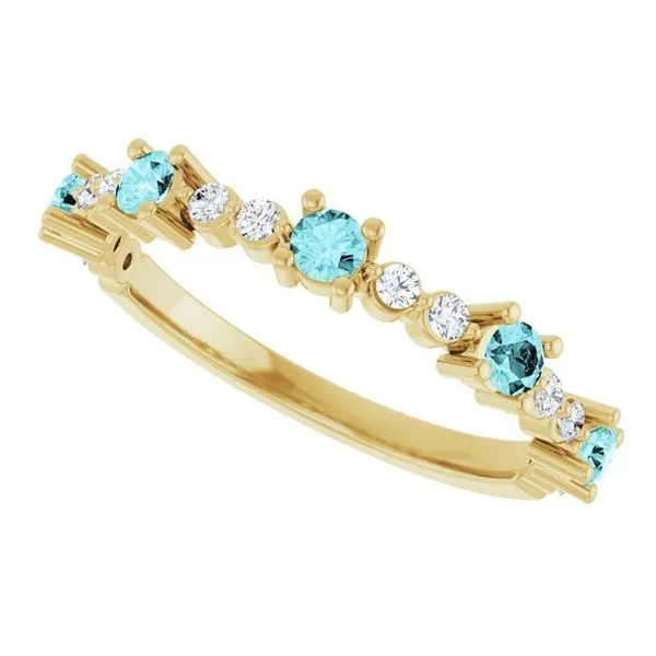 Accented Stackable Ring Image 5 Mendham Jewelers Mendham, NJ