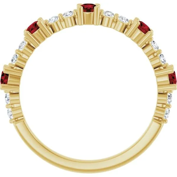 Accented Stackable Ring Image 2 Henry B. Ball Jewelers Canton, OH