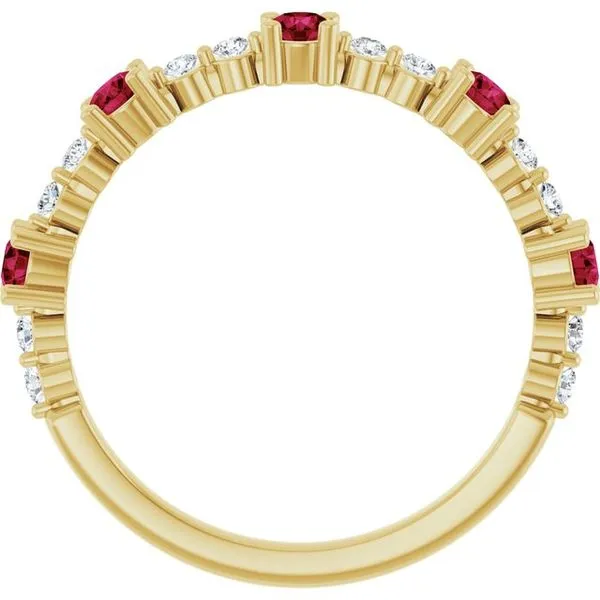 Accented Stackable Ring Image 2 Henry B. Ball Jewelers Canton, OH