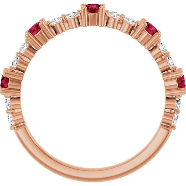 Accented Stackable Ring Image 2 Milan's Jewelry Inc Sarasota, FL