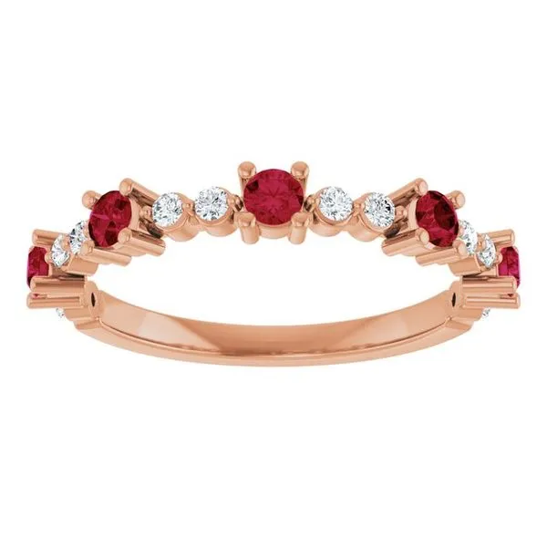 Accented Stackable Ring Image 3 Henry B. Ball Jewelers Canton, OH