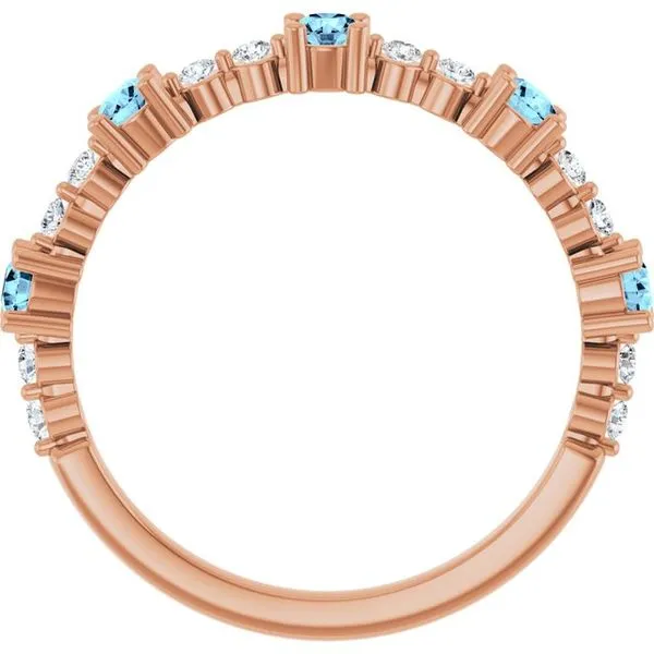 Accented Stackable Ring Image 2 Mendham Jewelers Mendham, NJ