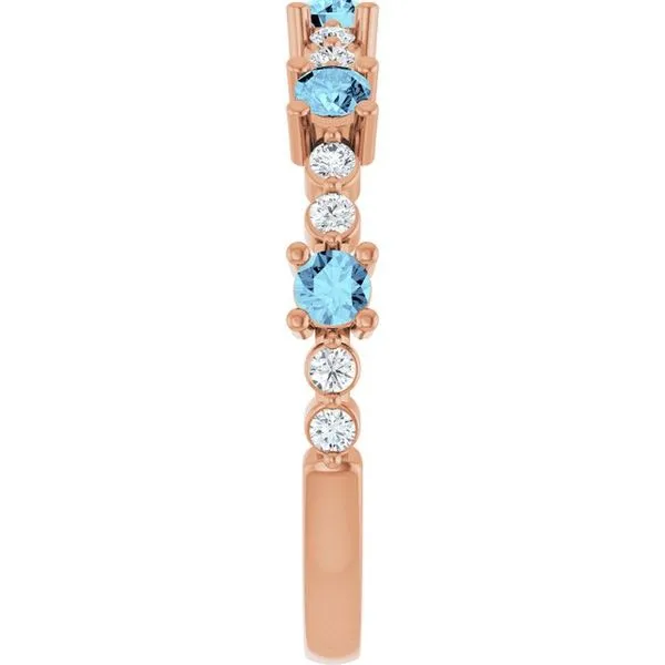 Accented Stackable Ring Image 4 Mendham Jewelers Mendham, NJ