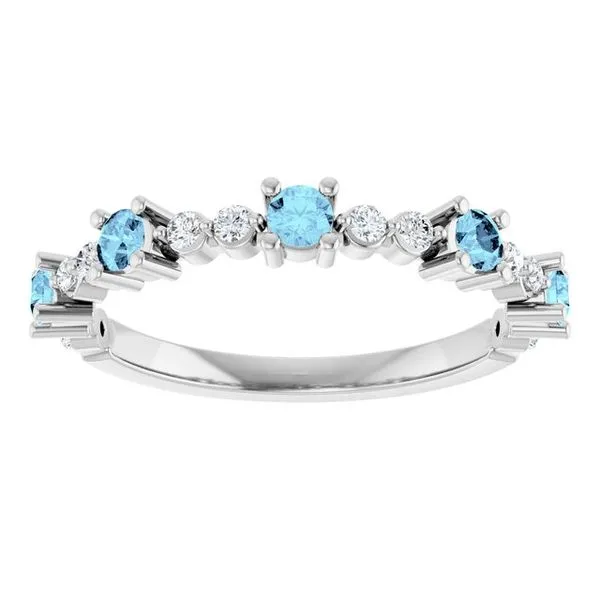 Accented Stackable Ring Image 3 Milan's Jewelry Inc Sarasota, FL