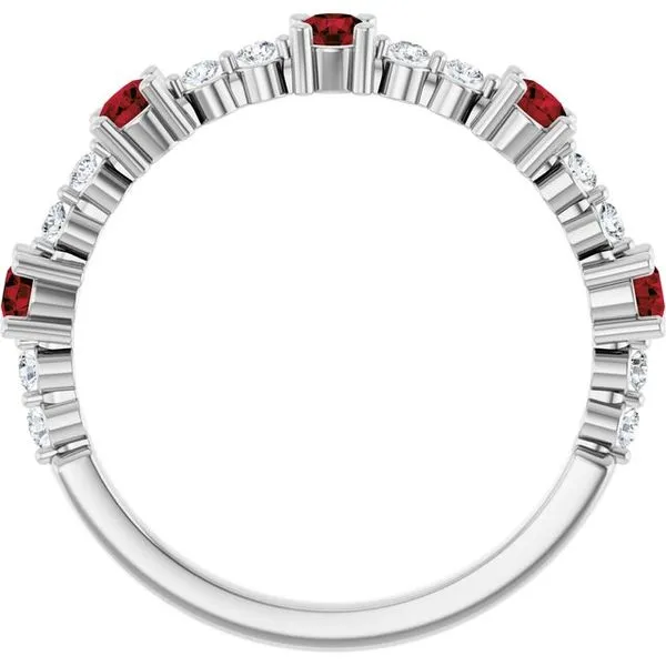 Accented Stackable Ring Image 2 Henry B. Ball Jewelers Canton, OH