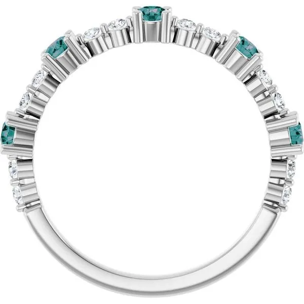 Accented Stackable Ring Image 2 Henry B. Ball Jewelers Canton, OH