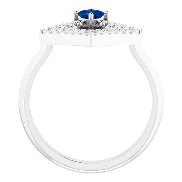 Accented Geometric Ring Image 2 Henry B. Ball Jewelers Canton, OH