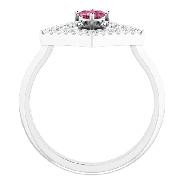 Accented Geometric Ring Image 2 Milan's Jewelry Inc Sarasota, FL