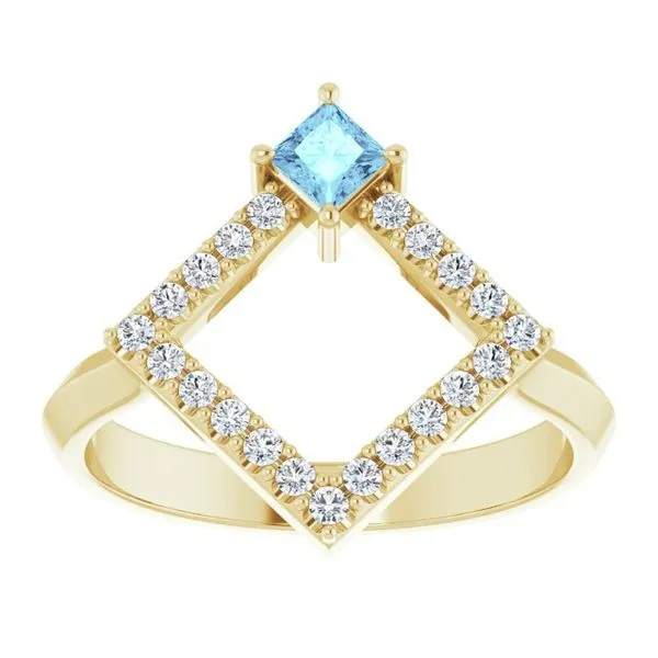 Accented Geometric Ring Image 3 Henry B. Ball Jewelers Canton, OH