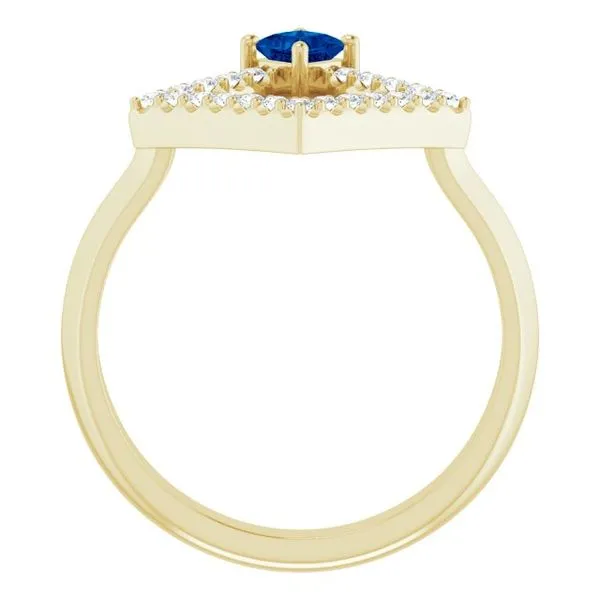 Accented Geometric Ring Image 2 Cherry Street Jewelers Tulsa, OK