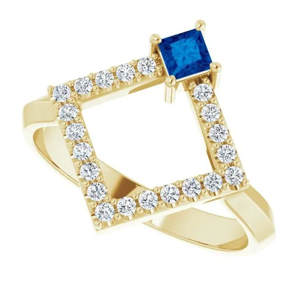 Accented Geometric Ring Image 5 Cherry Street Jewelers Tulsa, OK