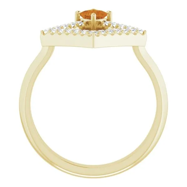 Accented Geometric Ring Image 2 Milan's Jewelry Inc Sarasota, FL