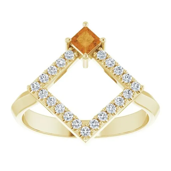 Accented Geometric Ring Image 3 Cherry Street Jewelers Tulsa, OK