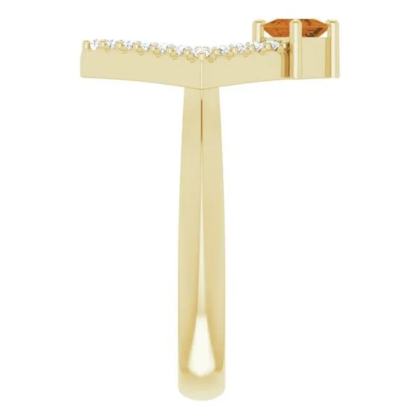 Accented Geometric Ring Image 4 Milan's Jewelry Inc Sarasota, FL