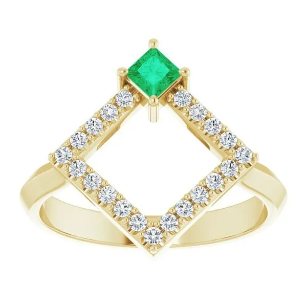 Accented Geometric Ring Image 3 Henry B. Ball Jewelers Canton, OH