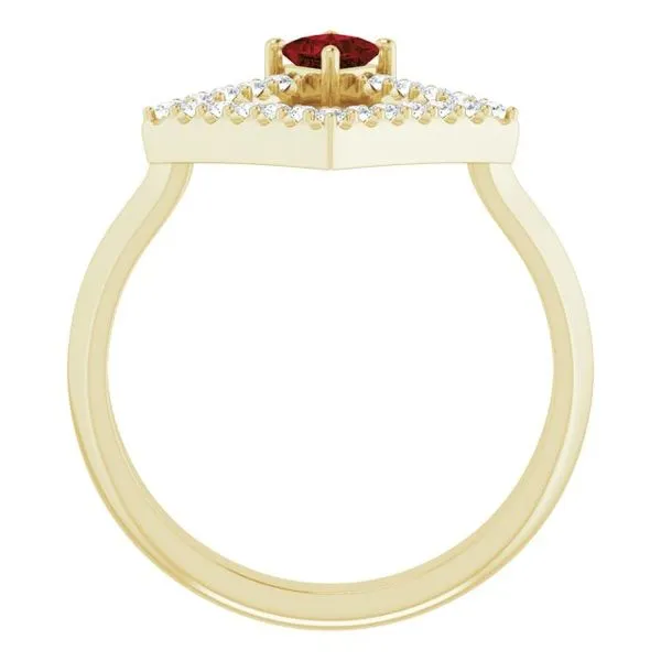 Accented Geometric Ring Image 2 Long Jewelers Chesapeake, VA